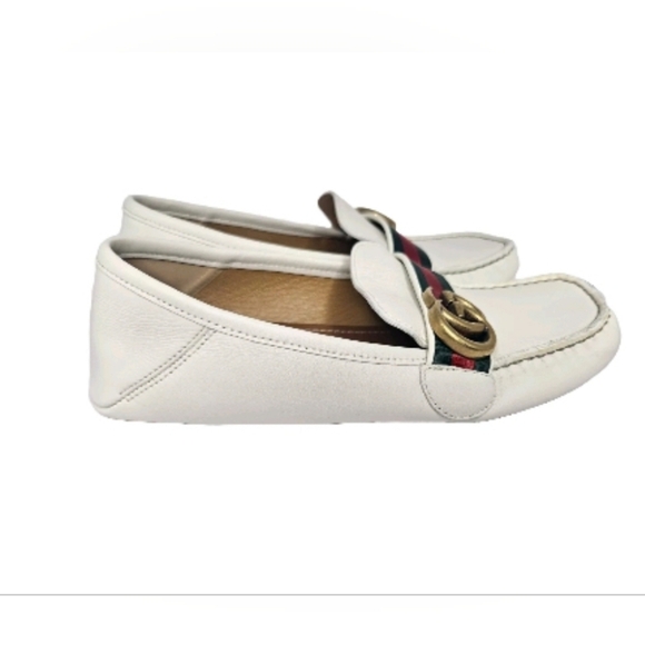 Gucci GG Marmont Web Driver Loafers SZ 37 - Picture 1 of 7